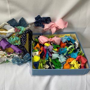 ASSORTED BRANDS ❤️ Of Over 100 Hair Ribbons (Mostly NEW)